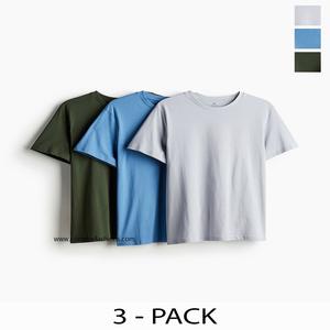 Venta al por mayor personalizada poliéster/algodón hombres Camiseta cuello redondo manga corta Jersey frente 3D serigrafía antiarrugas de punto - Product Image 6