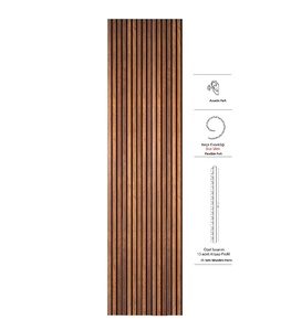 NUEVO PANEL DE PARED DE MDF FLEXIBLE LORA P2 DE NUEVA GENERACIÓN, FIeltro Acústico, 90% DE REDUCCIÓN DE RUIDO, ECOLÓGICO, 2 Años de Garantía, Diseño Moderno - Product Image 1