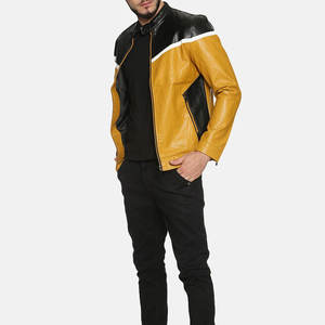 Diseño básico Nueva llegada Chaqueta de cuero de motorista de peso pesado para hombres Nueva llegada Chaqueta de cuero de calidad superior Entrega rápida para hombres - Product Image 4