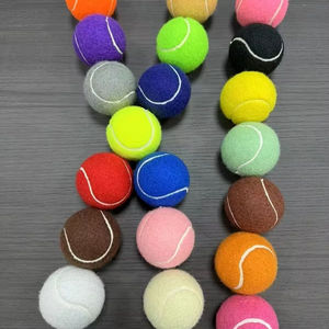 Hot Selling Tennis <b>Ball</b> Original Rubber Tennis <b>Ball</b> Multi Color Tennis <b>Ball</b> Outdoor Match Practice Customized logo - Product Image 4
