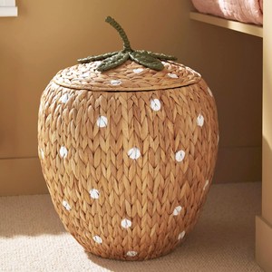 ตะกร้าผักตบชวาสำหรับจัดเก็บของใช้เด็ก ผลิตในเวียดนาม คุณภาพดี - Product Image 5