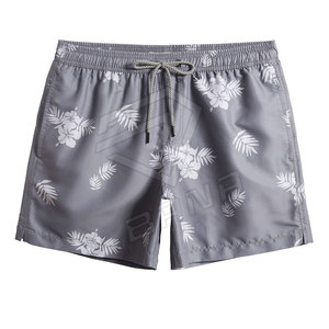 Pantalones cortos de baño de malla transpirable de verano para hombre, diseño de impresión por sublimación personalizado con Material de algodón 100% - Product Image 1