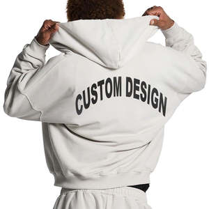 เสื้อกันหนาวมีฮู้ดผ้าโพลีเอสเตอร์320 GSM heavyweight สเวตเชิ้ตให้ความอบอุ่นระดับพรีเมียมใส่สบาย - Product Image 1