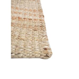 พรมปูพื้น Nomadic Threads รุ่น PDJT-577 สีทอง ลายทอแบนจากปอกระเจา ทำมือ รูปทรงสี่เหลี่ยมผืนผ้า ลายทาง สำหรับตกแต่งบ้านและทางเดิน - Product Image 4