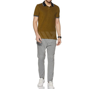 Polos haute performance pour une mode décontractée, couleur unie, usage estival, légers, 100% coton - Product Image 4