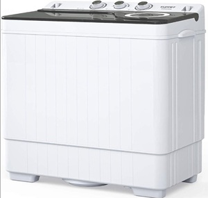 Mini lave-linge portable à double cuve, capacité de 26 lb, disponible pour livraison immédiate - Product Image 3