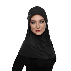 Nuova moda Plug & Use Bead Ready Made Turban Hijab sciarpa cuffia cancro cappellino donna prodotto berretto Bandana copertura per preghiera scialle