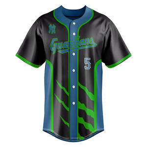 Jersey de Béisbol Personalizado con Nombre Impreso, Transpirable, Ligero, 100% Poliéster, Ropa Deportiva para Tallas Grandes, Nuevo - Product Image 3