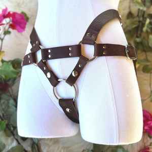 Shogo Strap On Harness <b>Statement</b> Harness With <b>Rings</b> Shoulder Accessory LWH-0057 - Product Image 1