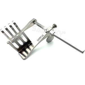 Badgley 6-1/2 "(16.5 cm) thép phẫu thuật retractor laminectomy phẫu thuật thần kinh dụng cụ 4x4 cùn răng retractor - Product Image 1