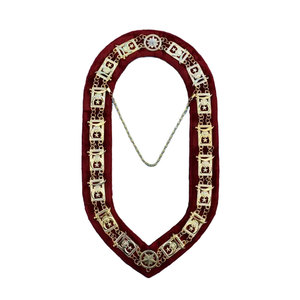 Collar de Cadena Masónico de Color Personalizado, Collar de Cadena Masónico, Pasado, Maestro Azul - Product Image 3