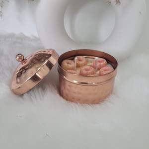 ขวดโหลเทียนขัดเงาสีโรสโกลด์สำหรับทำเทียนขี้ผึ้งเหมาะสำหรับตกแต่งบ้านสำนักงานโรงแรม - Product Image 1