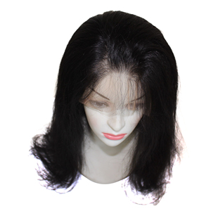 วิกผมด้านหน้าที่ดูสง่างามทุกวันมีความละเอียด HD ลูกไม้แบบผสมผสานเข้ากับเส้นผมของคนได้อย่างลงตัวดูเป็นธรรมชาติสำหรับการพรากจากกันอย่างมีสไตล์ - Product Image 1