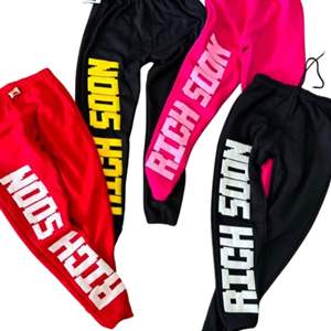 Pantalones de chándal de lana de algodón de alta calidad unisex, estilo personalizado, transpirables, de talla grande, con parte delantera plana, informales, de invierno para hombres y mujeres - Product Image 2