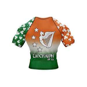 ชุดป้องกันผื่นสำหรับผู้ใหญ่ผู้ชายแขนยาวระบายอากาศได้แห้งเร็วขนาดปรับแต่งสีได้ - Product Image 5