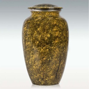 Urne de crémation en aluminium noire à revêtement émaillé Antique, faite à la main, meilleure vente, qualité supérieure - Product Image 6