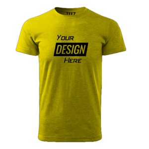 Camiseta Blanca para Hombre de 200 g/m², Personalizable, de Poliéster/Algodón, Hombros Caídos, Talla Grande Unisex, con tu Estampado en la Parte Delantera - Product Image 3