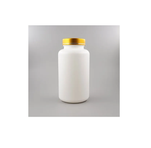 Boîte en plastique noire pour protéines en poudre, pilules, vitamines et compléments alimentaires, vide - Product Image 4