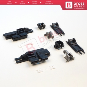 ชุดรางเลื่อนซันรูฟ BSR676 10 ชิ้น ชุดคลิปยึดซ้ายขวา สำหรับรถยนต์ซีรีส์ 5 E39 ปี 1996-2003 แบบ 4/5 ประตู และ X5 E53 ปี 2000-2006 - Product Image 3
