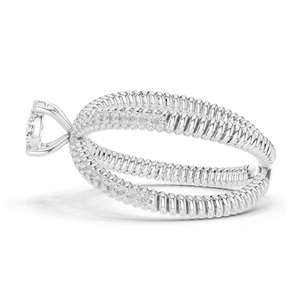 0.386 CT Lab-Grown Diamond <b>Ring</b> for Women VVS-VS EF Clarity 18KT, 14KT, 10KT Gold & 925 <b>Silver</b> Rose, Yellow, White Gold & - Product Image 4