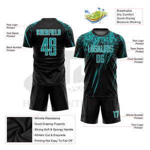 ชุดฟุตบอลที่มียอดขายสูงสุดคุณภาพสูงน้ําหนักเบาทําจากชุดฟุตบอลโพลีเอสเตอร์สําหรับผู้ใหญ่ - Product Image 3