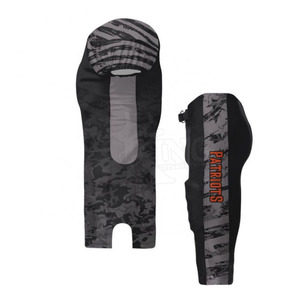 Uniforme de football américain unisexe pour jeunes personnalisable, respirant, 100% polyester, séchage rapide, col en V, bretelles réglables, chemises/hauts - Product Image 3