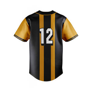 Maillots de baseball et vêtements de softball avec logo personnalisé OEM Uniforme Nom de l'équipe et sans sublimation Chemises de baseball imprimées Vêtements de sport - Product Image 2