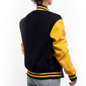 แจ็กเก็ตฤดูหนาวของผู้หญิงแขนยาวออกแบบเบสบอลด้วยผ้าฝ้ายถัก - Product Image 4