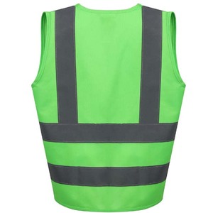 Custom Logo ANSI Class 1 Waterproof LED Flash High Visibility <b>Safety</b> Vest for Construction Workers <b>Roadway</b> Use (OEM/ODM - Product Image 2