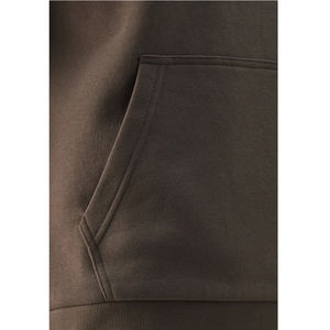 Sweat à capuche en molleton 100% coton pour homme, poids lourd, surdimensionné, avec poche, personnalisé, hiver, lettre 3D pour broderie - Product Image 2