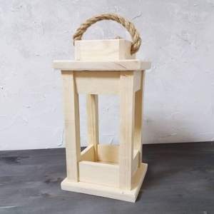 Linterna de vela de madera de mango elegante, linterna de madera tallada para decoración del hogar, Decoración de mesa de Festival - Product Image 6