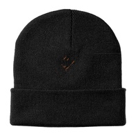 Bonnet en tricot chaud unisexe pour l'hiver - Bonnet côtelé élastique en acrylique doux personnalisé pour la vente en gros
