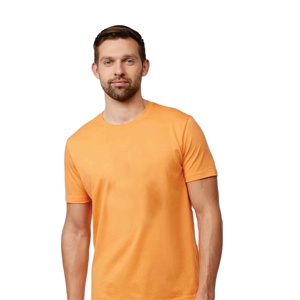 เสื้อยืดผู้ชายลำลอง ผ้าฝ้ายแท้ 100% ระบายอากาศดี เป็นมิตรกับสิ่งแวดล้อม คอกลม แขนสั้น ทรงหลวม น้ำหนัก 220 กรัม แห้งเร็ว เหมาะสำหรับออกกำลังกายและใส่ที่บ้าน - Product Image 1