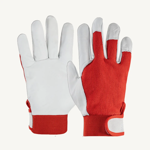 Guantes de montaje de cuero de grano de alta calidad Excelente protección para las manos con guantes de seguridad de fuerza superior - Product Image 2