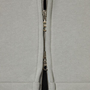 Sweat à capuche oversize à fermeture éclair en molleton de coton de haute qualité pour hommes, poids lourd, uni, essentiels d'hiver, personnalisable - Product Image 5