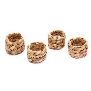 Anillos de Mimbre para Servilletas de Jacinto de Agua al por Mayor, Buen Precio, Anillos Circulares para Servilletas de Comedor - Product Image 2