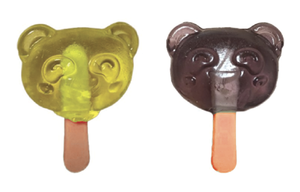 Vente en gros de bonbons gélifiés en forme de panda 2 en 1, bonbons gélifiés mous, sucettes en saveur de mangue et de raisin, certifiés HACCP - Product Image 5