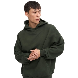 Sweat-shirt à capuche oversize pour homme, 480 GSM, en molleton de coton et polyester, épais et chaud, style streetwear décontracté, personnalisable OEM, marque privée - Product Image 3