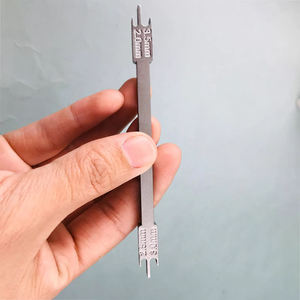 Medidor de altura de soporte de ortodoncia Dental personalizado, medidor de medición de acero inoxidable con acabado Dall para Dental - Product Image 6