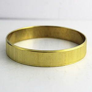 1940 California verde Floral Año Nuevo marrón envejecido griego mate brillante oro pulsera Floral indio latón Boho Chic joyería - Product Image 5