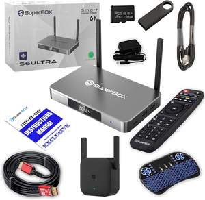 100% Original 2025 Superbox S6 ULTRA TV Box Reproductor Multimedia con 4GB de RAM y 128GB de Almacenamiento - Product Image 2
