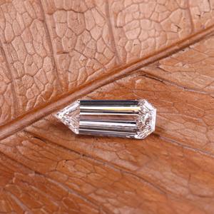 เพชรแล็บโกรนทรงกระสุนโบราณ 3 กะรัต แบบ Shield Step Cut สำหรับทำเครื่องประดับ จากผู้ผลิตเพชร CVD ยอดนิยม - Product Image 6