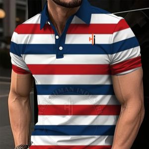 2024 nouveauté haute qualité hommes à manches courtes polos Logo personnalisé vêtements de golf maillot usine directe surdimensionné solide - Product Image 6