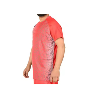 เสื้อเจอร์ซีย์ทีมฟุตบอลทีมฟุตบอลประเทศไทยเสื้อกีฬาผ้าโพลีเอสเตอร์100% แบบกลับด้านมีสีเลือกได้ - Product Image 4