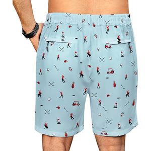 High Quality Luxury Men's Golf Shorts Quick Dry and Custom Logo Stylish Solid Pattern and High Performance OEM Service - Product Image 5