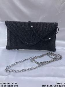 กระเป๋าคลัทช์สำหรับเจ้าสาวตอนเย็นประดับคริสตัลดีไซน์หรูหรามีลายแบบมีฝาปิดสำหรับงานแต่งงานและโอกาสพิเศษ - Product Image 3