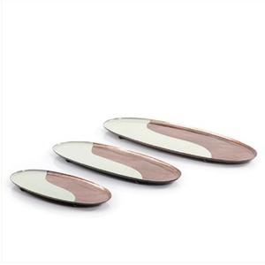 Plateaux de service en métal de luxe Qualité supérieure Idéal pour les mariages et les fêtes Plateaux à dessert élégants en chocolat Fabriqué en Inde - Product Image 6