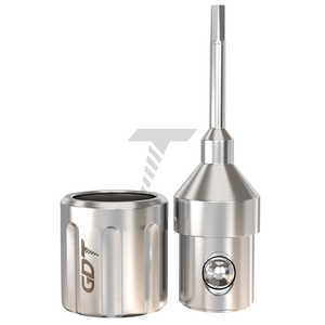 Controlador de torsión manual de 1,25mm, hecho de acero inoxidable, herramienta definitiva para la colocación de injertos protésicos dentales de precisión. - Product Image 1