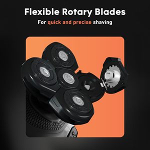 Cabezales de Repuesto para Afeitadora Eléctrica Impermeable, para Uso en Seco y Húmedo, IPX7, Idioma de Funcionamiento Alemán, Afeitadora Rotatoria Lavable - Product Image 3