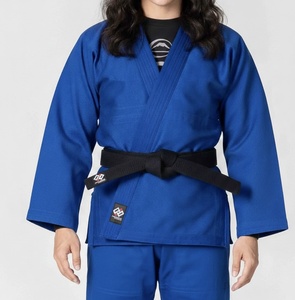 Premium High Quality Unisex Blue BJJ Gi Breathable Cotton Durable Triple Stitched Jiu Jitsu Uniform Customizable High Waist - Product Image 1